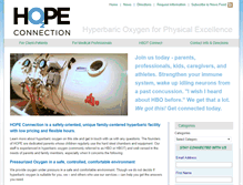 Tablet Screenshot of hope-connection.com
