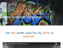 Tablet Screenshot of hope-connection.org